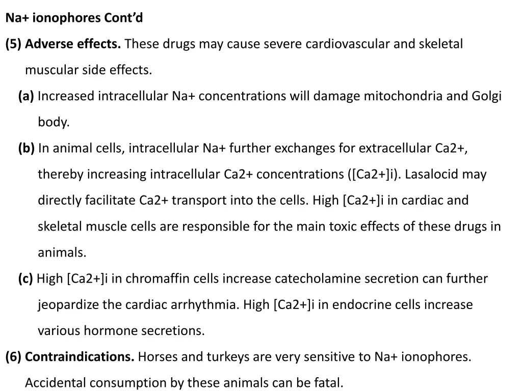 na ionophores cont d 1