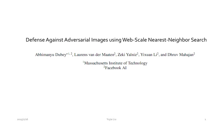 defense against adversarial images using
