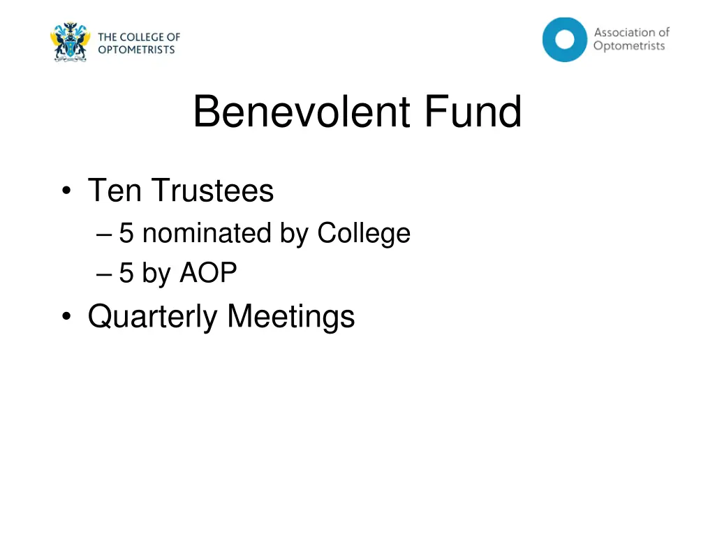 benevolent fund