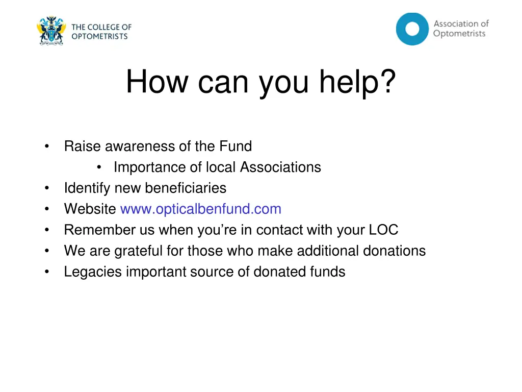 how can you help