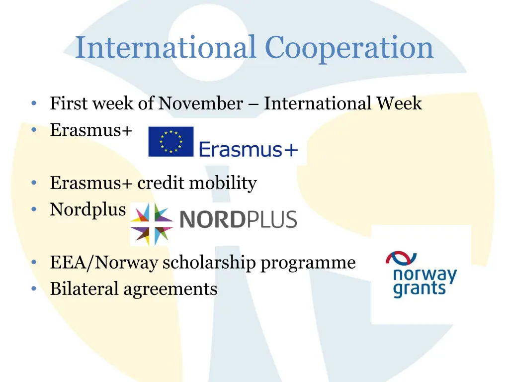 international cooperation