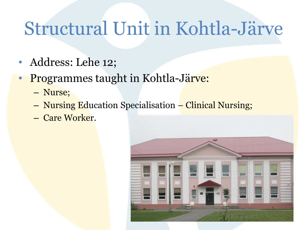 structural unit in kohtla j rve