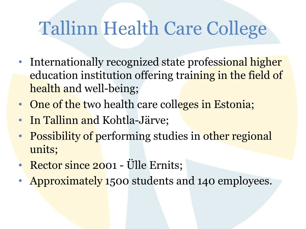 tallinn health care college 1