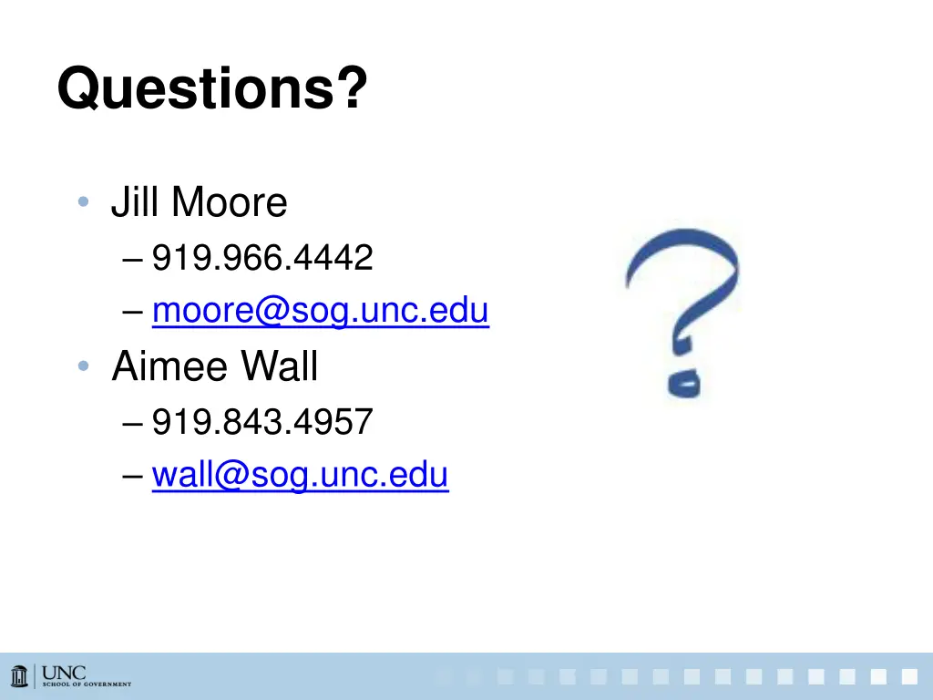 questions