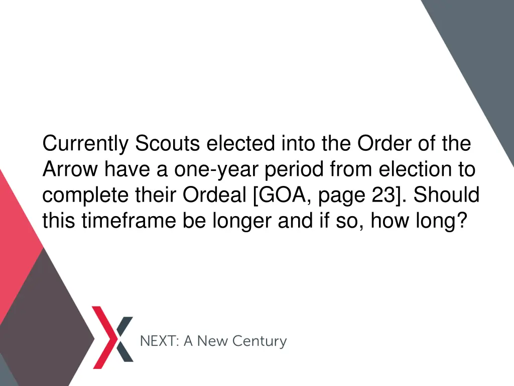 currently scouts elected into the order