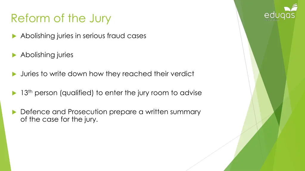 reform of the jury