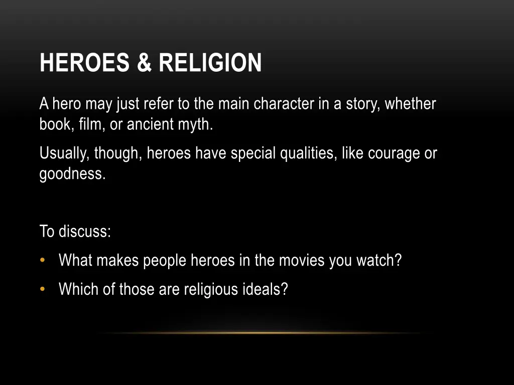 heroes religion