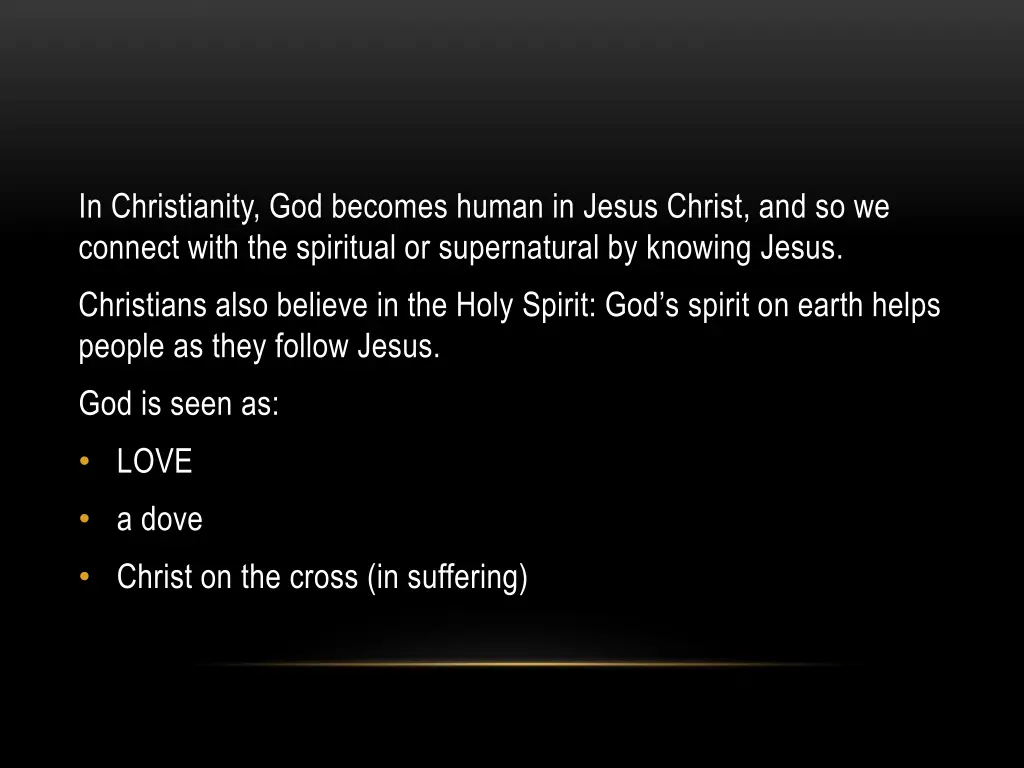 in christianity god becomes human in jesus christ