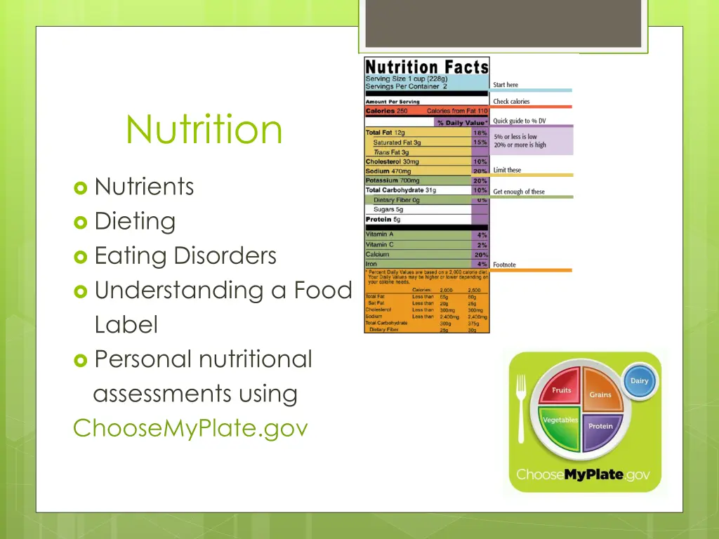 nutrition