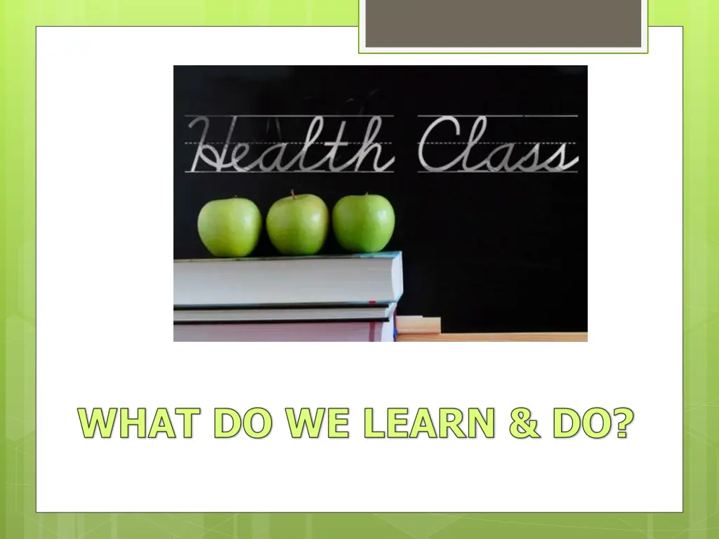 what do we learn do