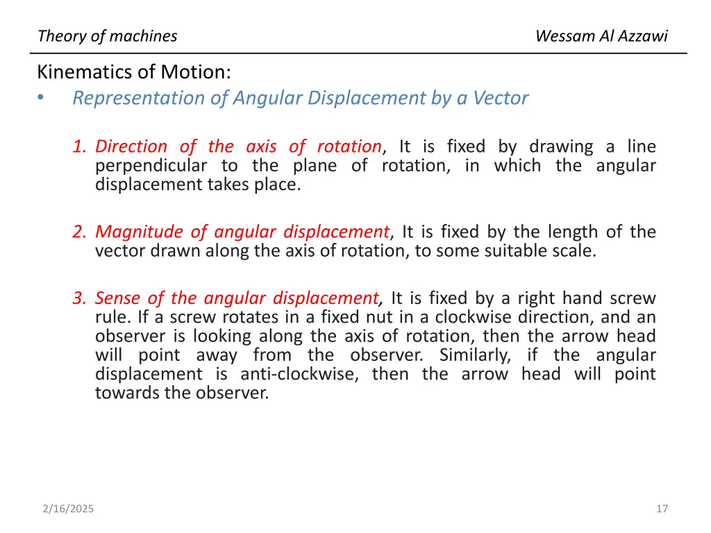 theory of machines 16