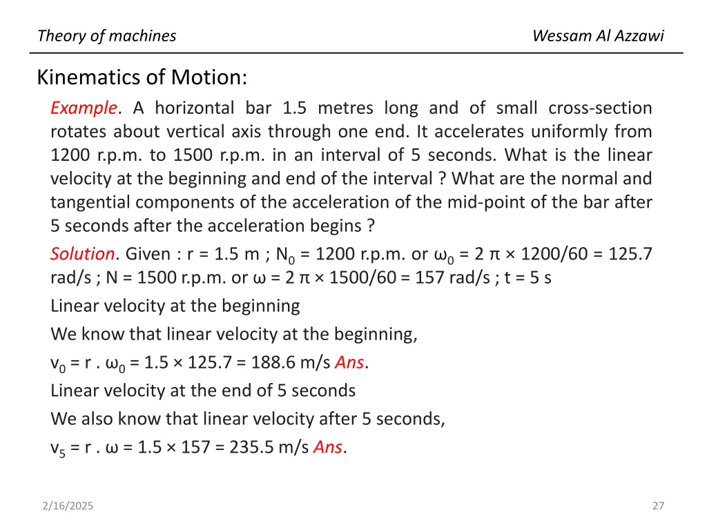 theory of machines 26