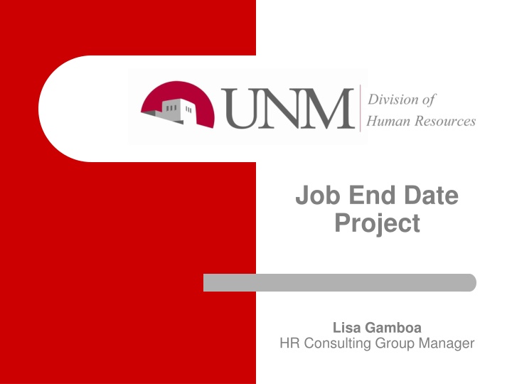 job end date project