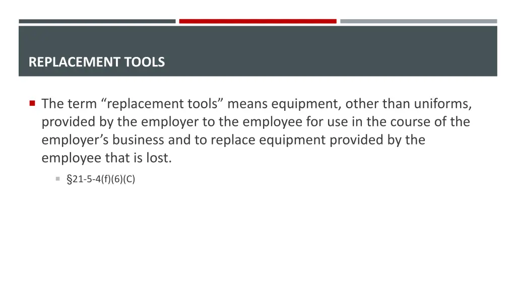 replacement tools