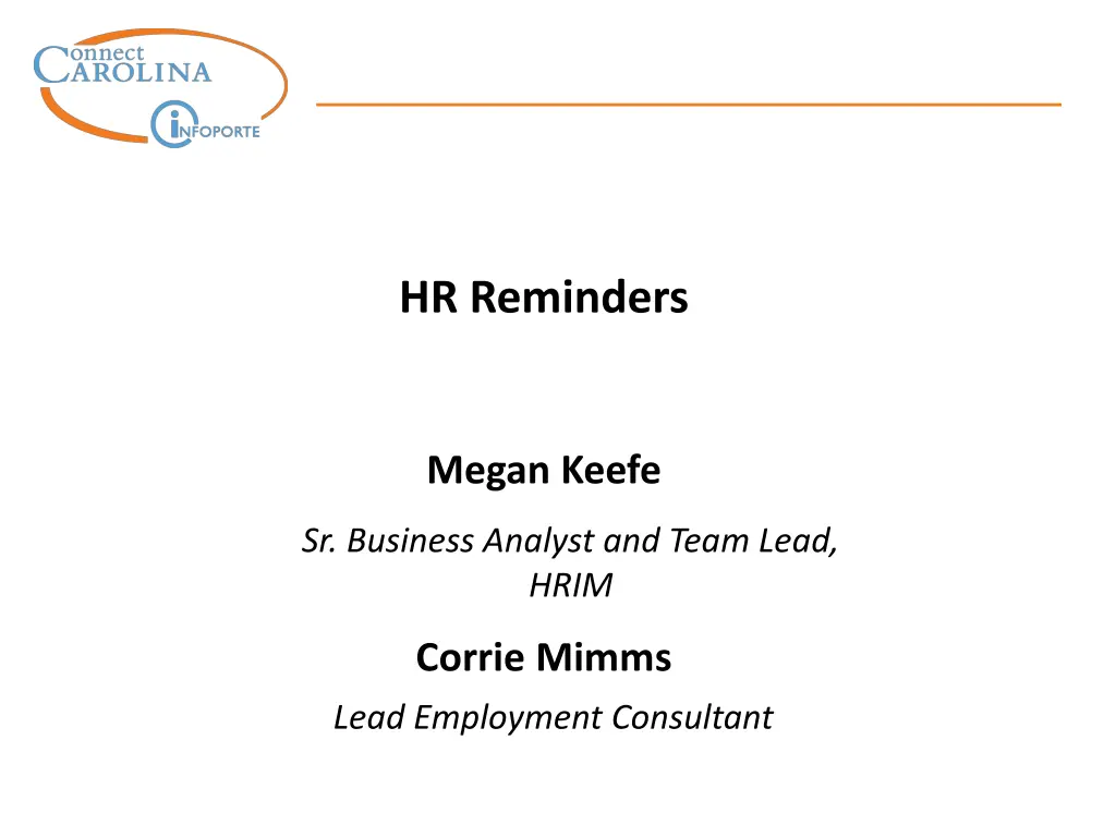 hr reminders