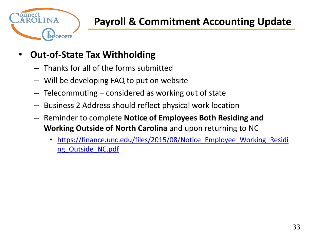 payroll commitment accounting update 1