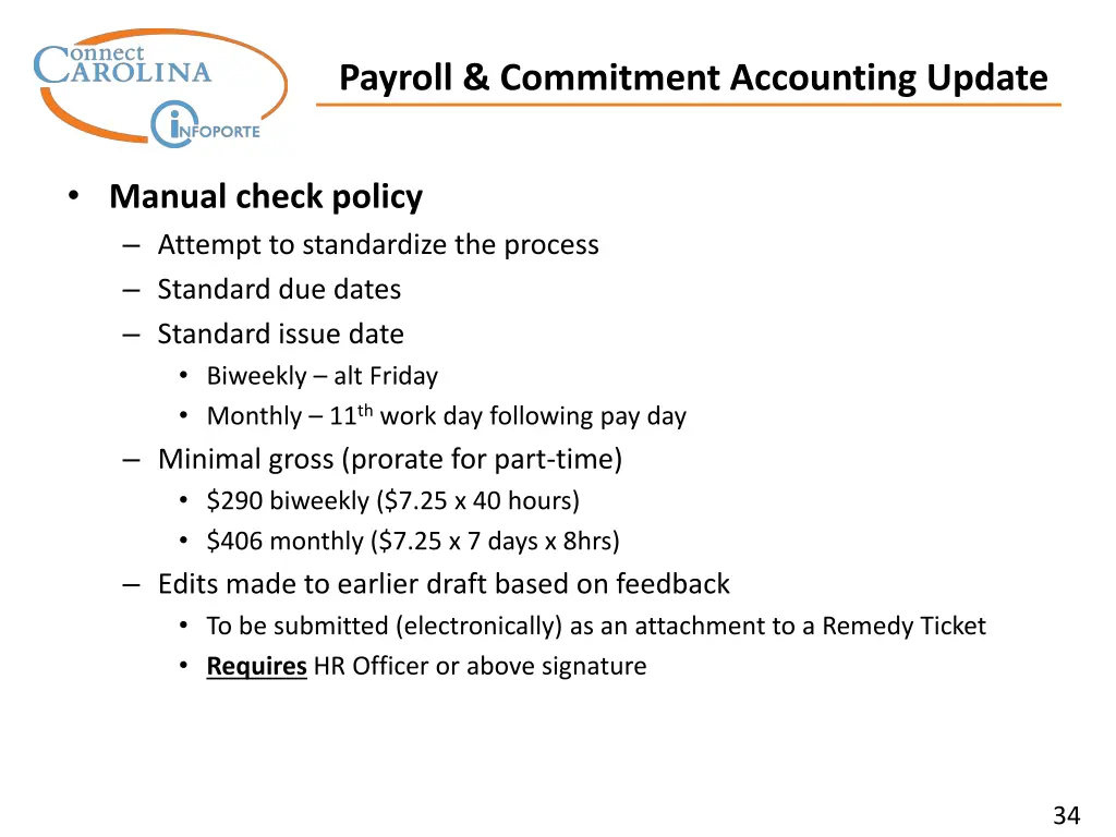 payroll commitment accounting update 2