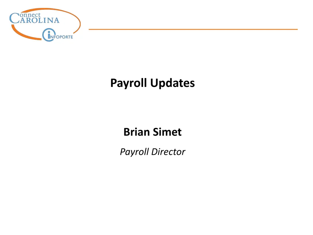 payroll updates