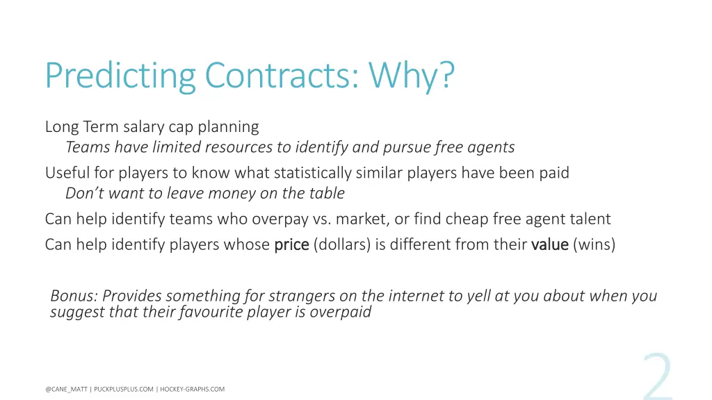 predicting contracts why