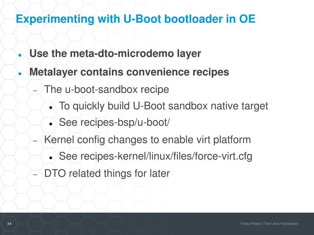 experimenting with u boot bootloader in oe