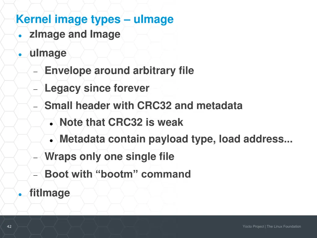 kernel image types uimage zimage and image