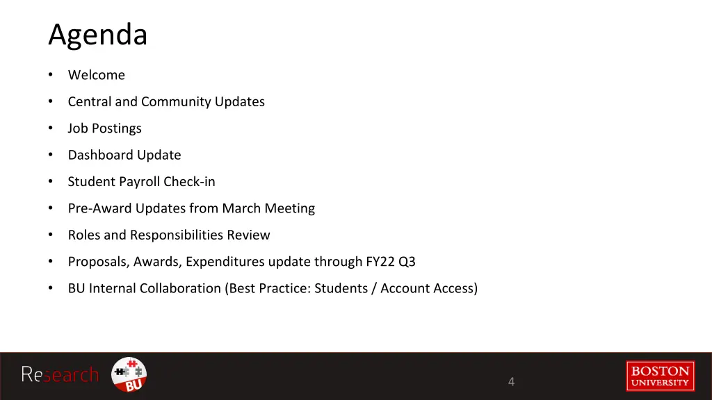 agenda