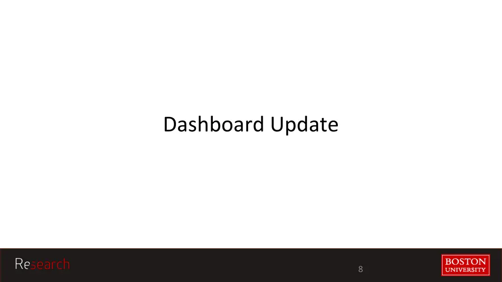 dashboard update
