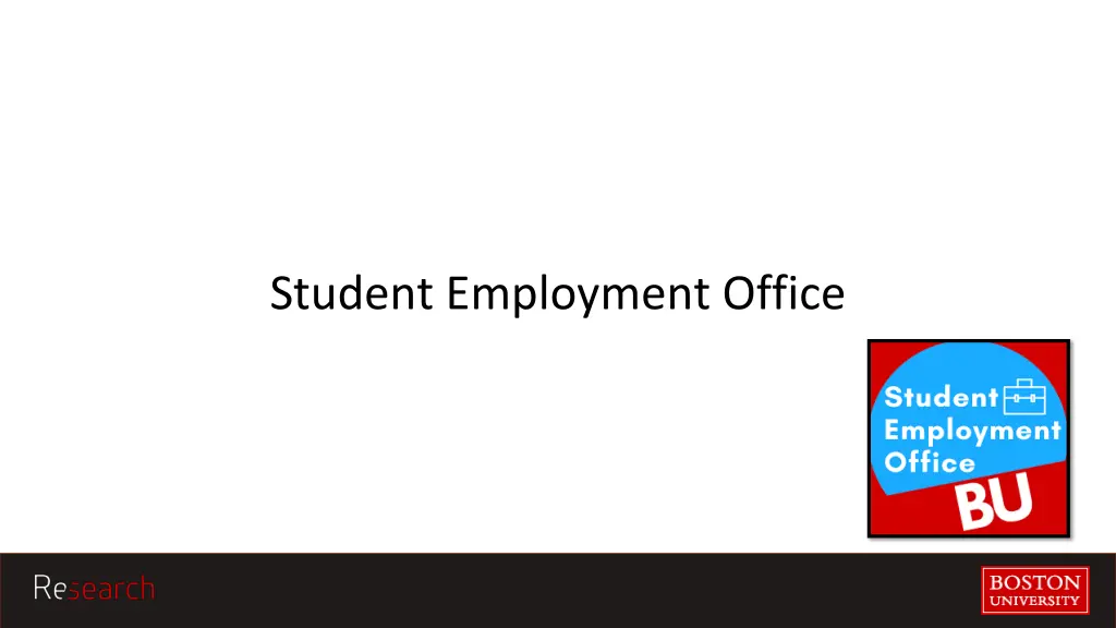 student employment office