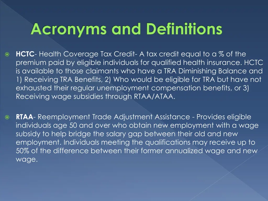 acronyms and definitions 1