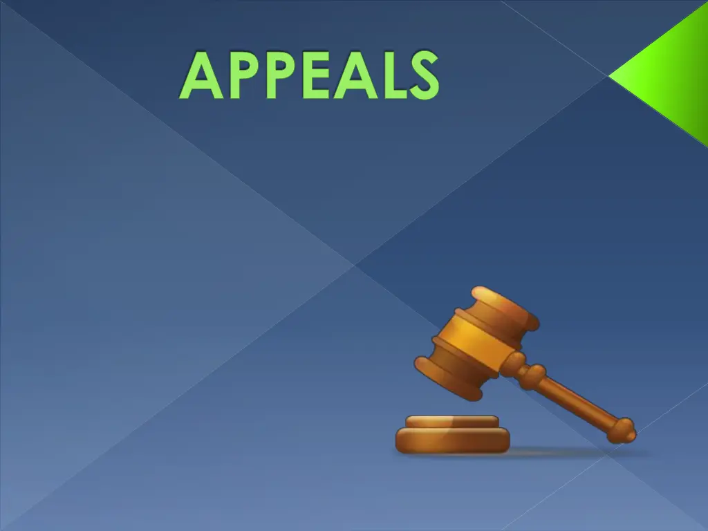 appeals