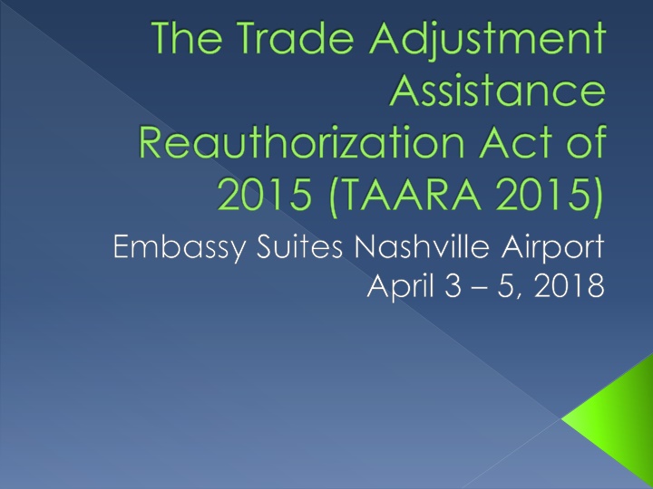 the trade adjustment