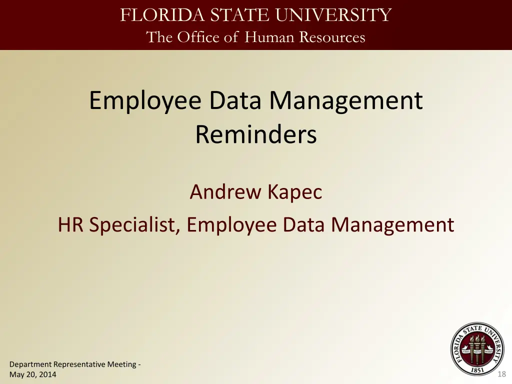 florida state university the office of human 17