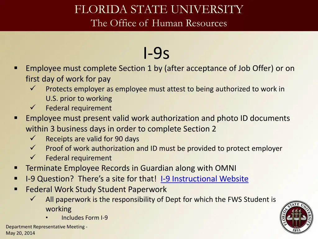 florida state university the office of human 24