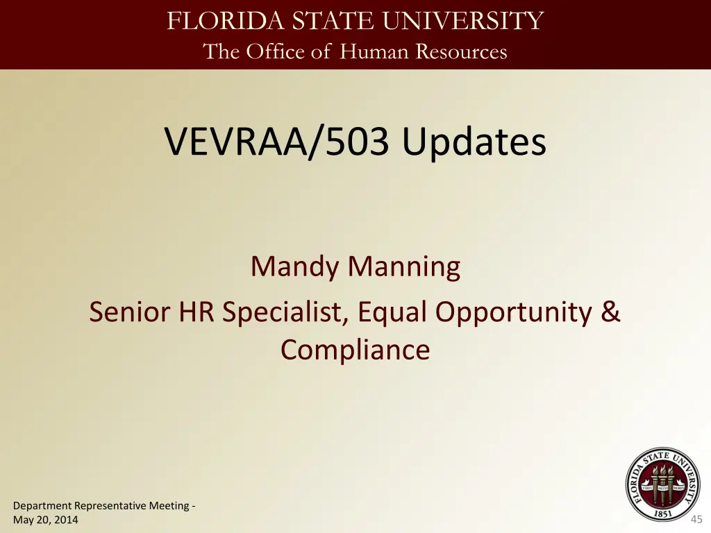 florida state university the office of human 44