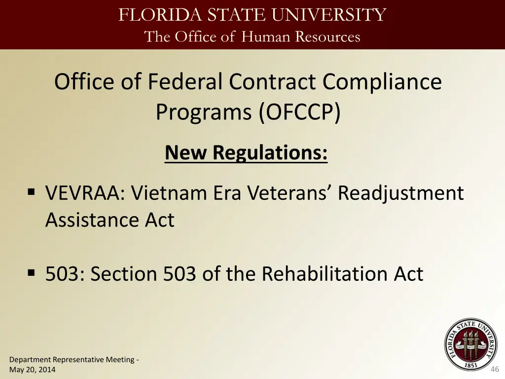 florida state university the office of human 45