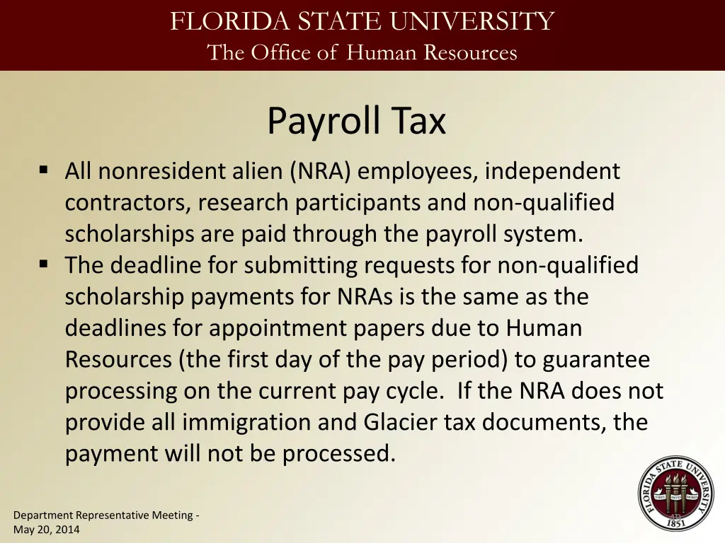 florida state university the office of human 48