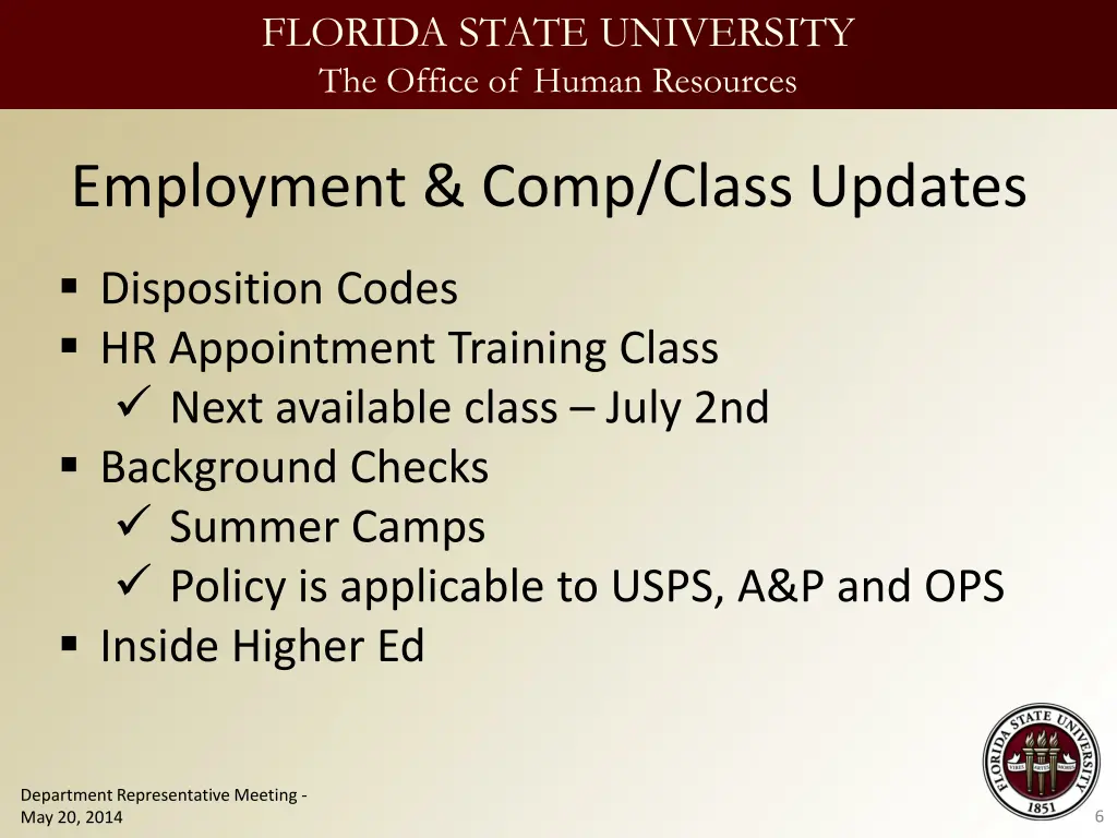 florida state university the office of human 5