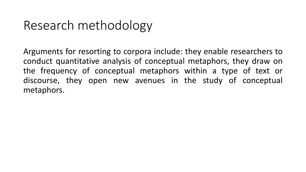 research methodology