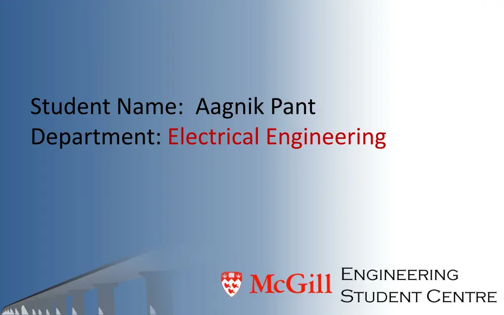 student name aagnik pant department electrical