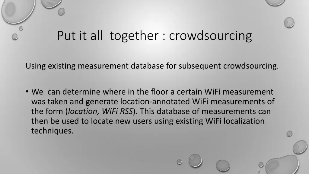 put it all together crowdsourcing
