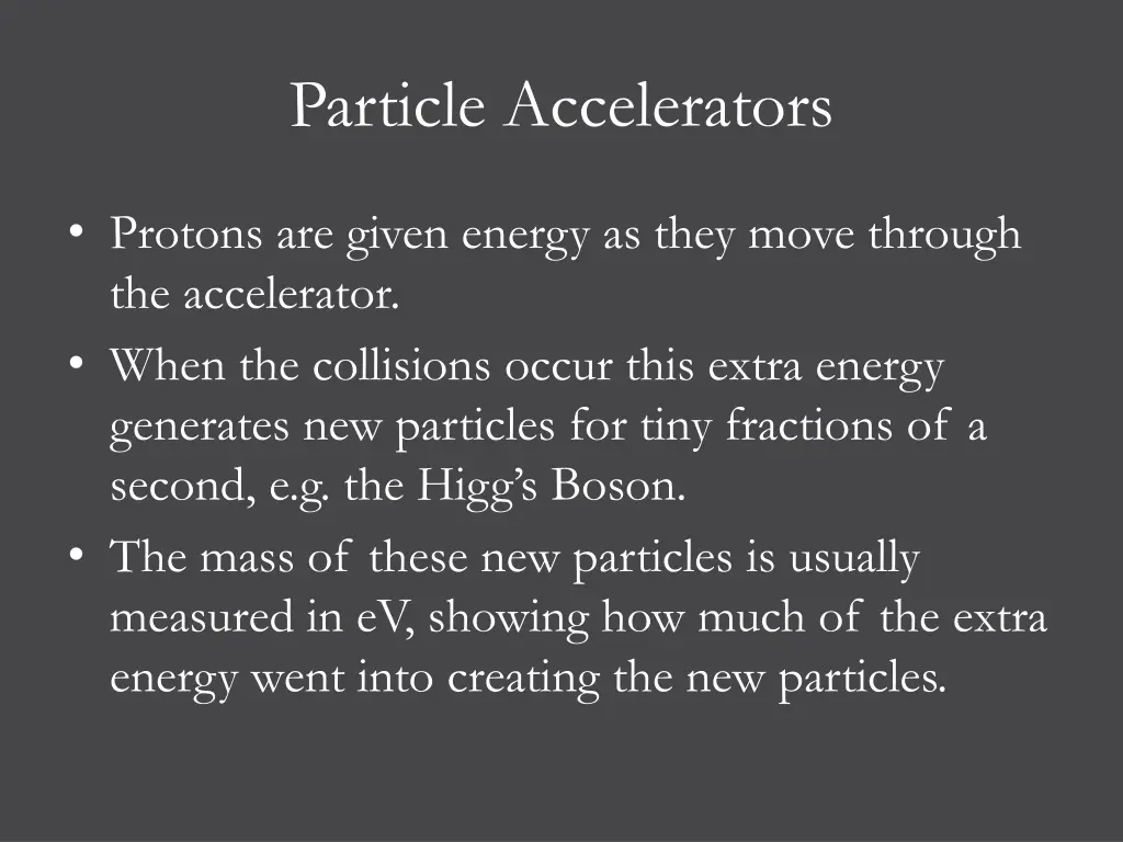 particle accelerators 1