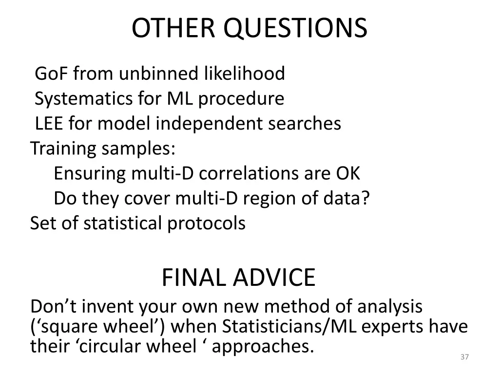 other questions