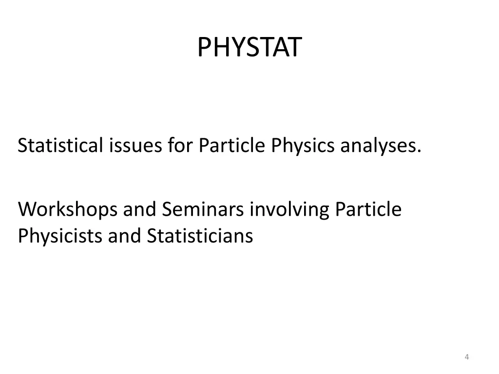 phystat 2