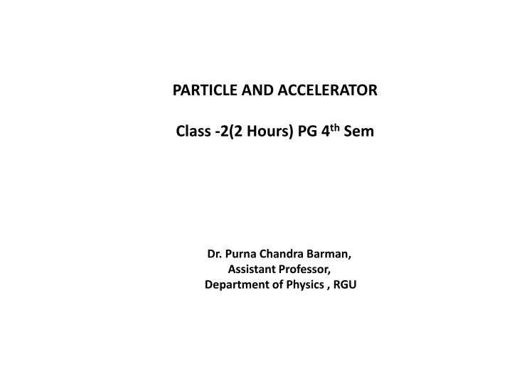 particle and accelerator