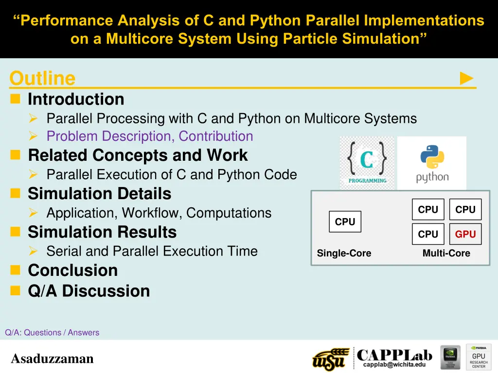 performance analysis of c and python parallel