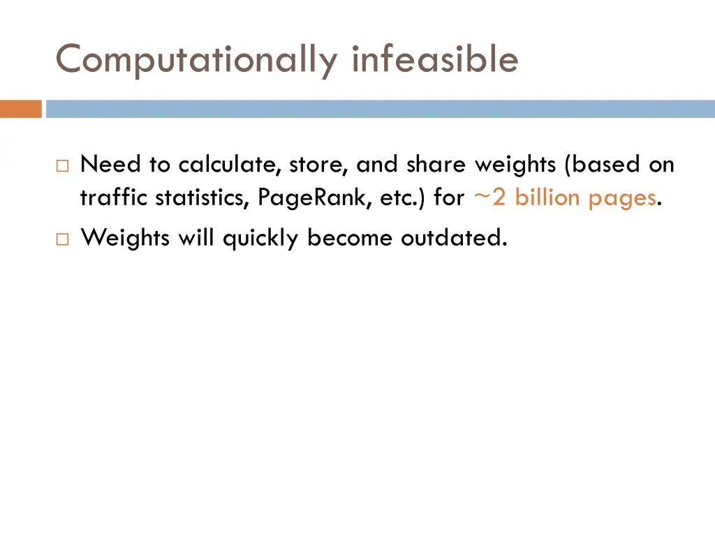 computationally infeasible
