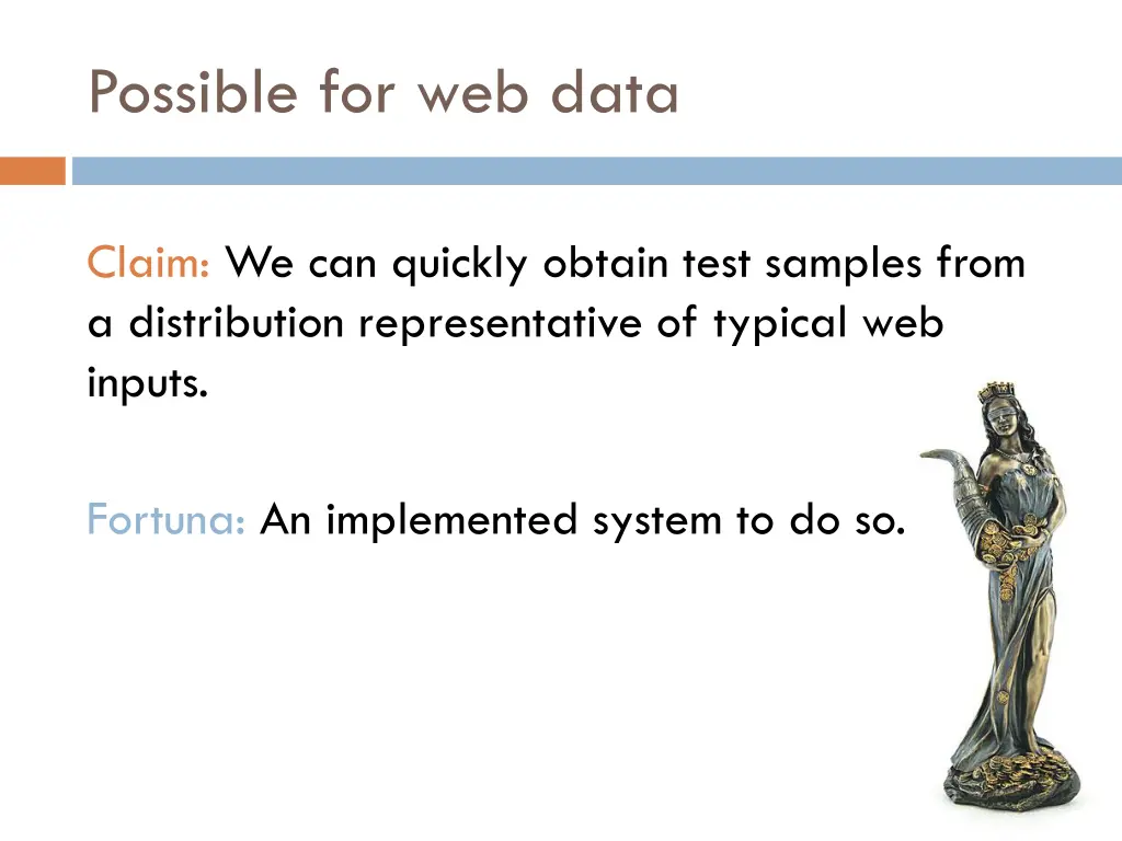 possible for web data