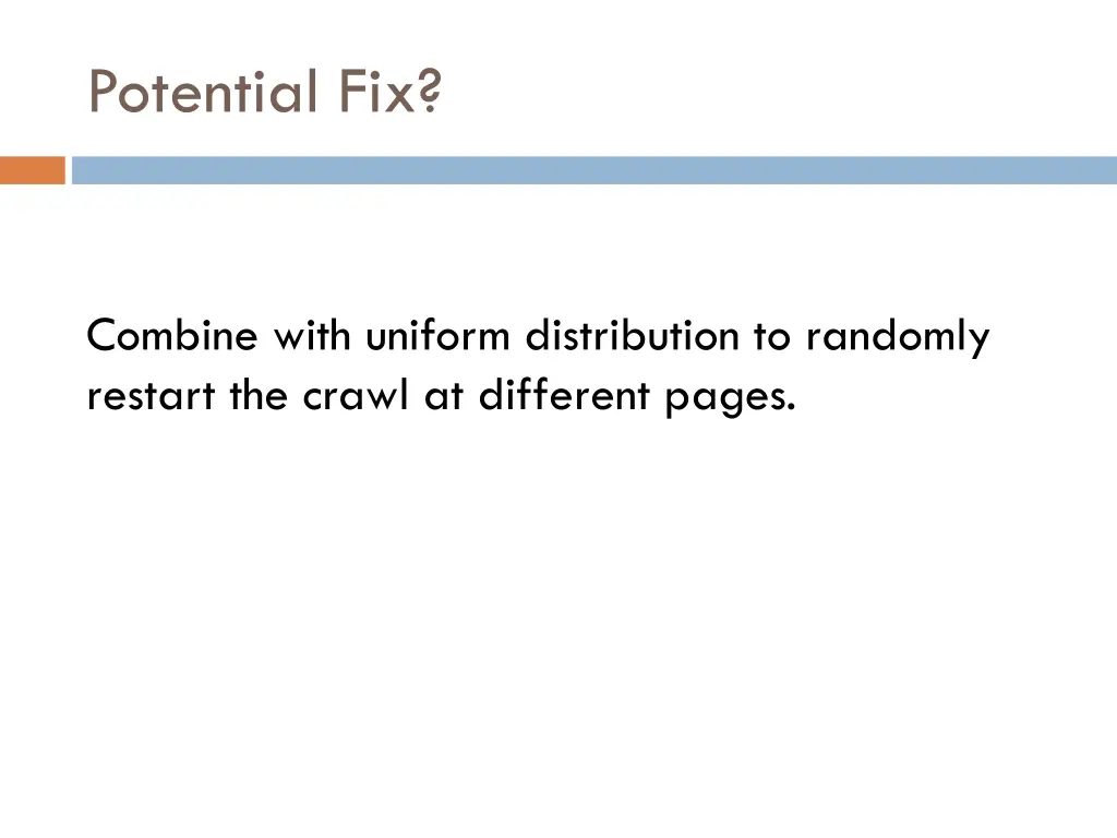 potential fix