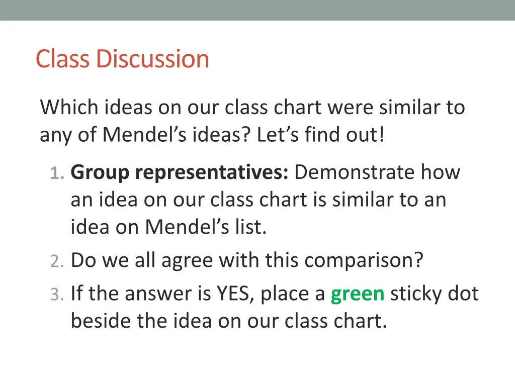 class discussion