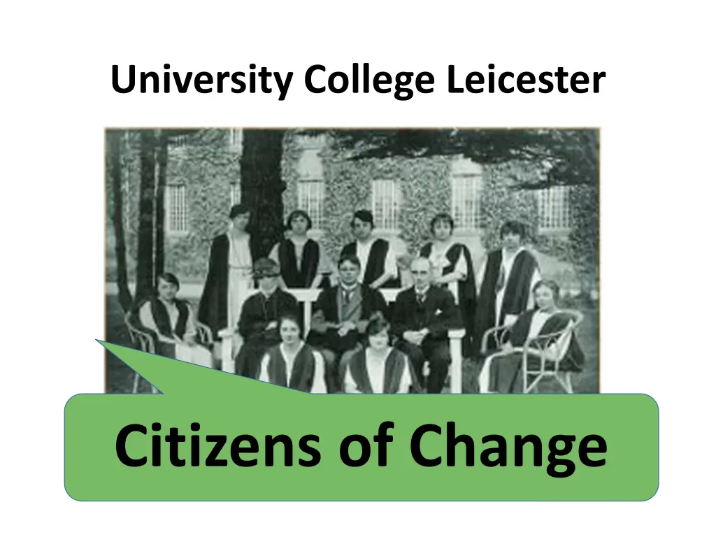university college leicester